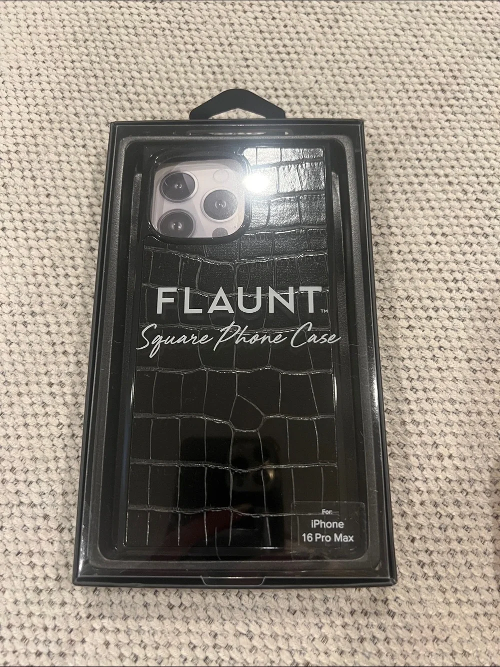 🐍 In My Reputation Era | Flaunt Square iPhone 16 Pro Max Case 🖤